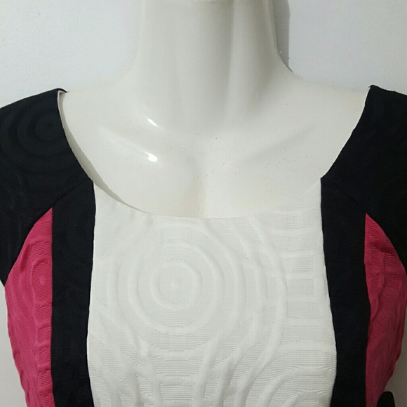 Jax NWT womans shift dress, color blocked/Size-10 - Picture 4 of 6